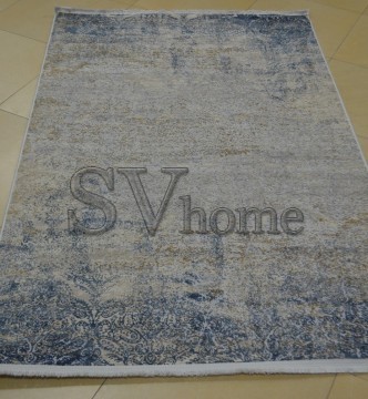 Акриловий килим La cassa 6525A d.blue-cream - высокое качество по лучшей цене в Украине.